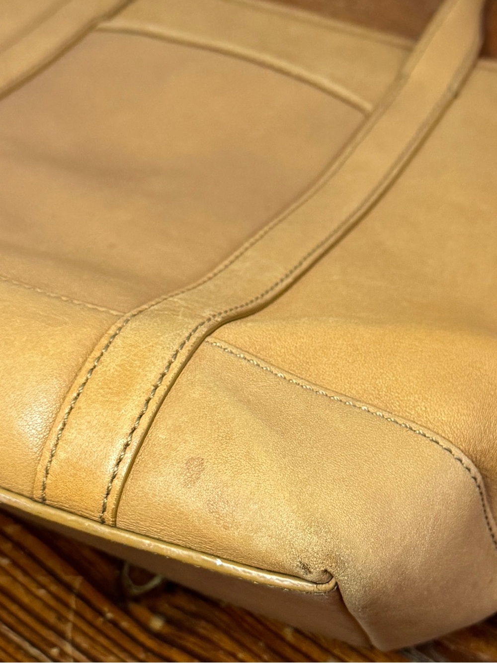 Coach Tan Leather Gallery Shoulder Bag Tote Women's B3S-5187 - Picture 13 of 16